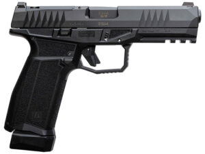 AREX 815537023893 Delta L Gen2 9mm Luger 17+1 4.50" Black Barrel, Black Nitride Optic Cut/Serrated Slide, Black Frame, Ambidextrous