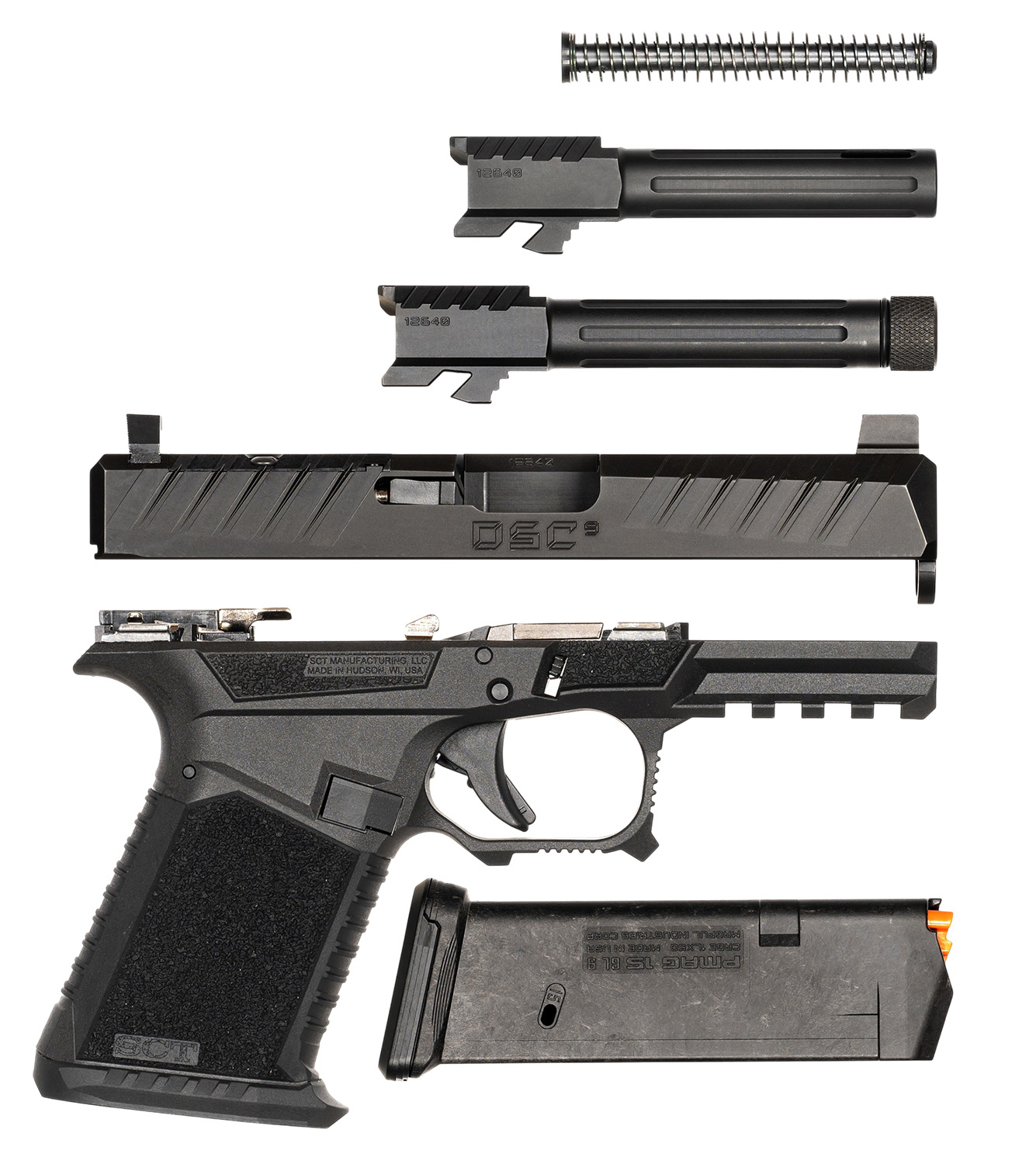 SCT 0230000000 DSC9 9mm 4" 15+1 Black