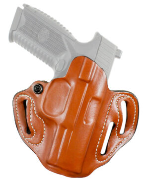 DeSantis Gunhide 002TAA09Z0 Speed Scabbard OWB Tan Leather Fits S&W Shield X Right Hand