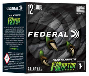 Federal Rob Roberts Raptor Steel Shotshells 12 Gauge 3" 1-3/8oz 1400 fps #4 25/ct