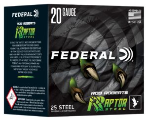 FED RAPTOR Steel 20 Gauge 3" 1OZ #3 25