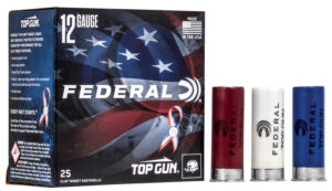 Federal Top Gun Target 250th Anniversary Shotshell 12 ga 2-3/4" 1-1/8 oz #8 1145 fps 25/ct