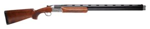 Stevens 18748 555 Sporting 12 Gauge 3" 2-Round 30" Vent Rib Barrel, Silver Aluminum Receiver, Turkish Walnut Adjustable Comb Stock