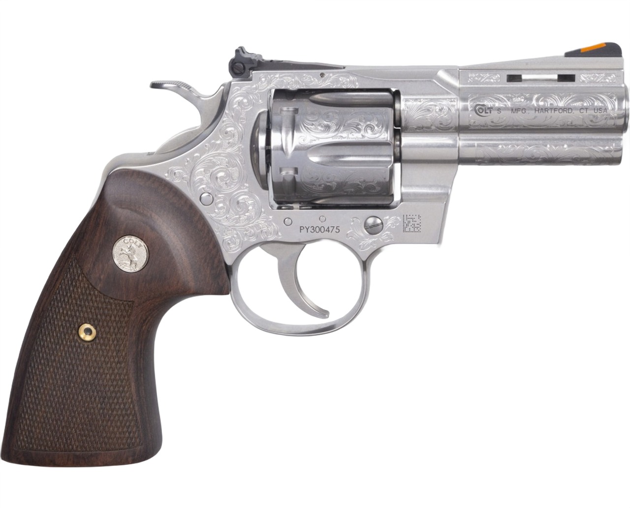 COLT PYTHON-SP3WS-SE PYTHN 357 3 SS/WL ENGRAVD