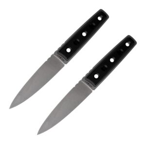 Cold Steel Stickman Holdout Fixed Throwing Knife 5-1/2" Dagger Blade Black 2/ct