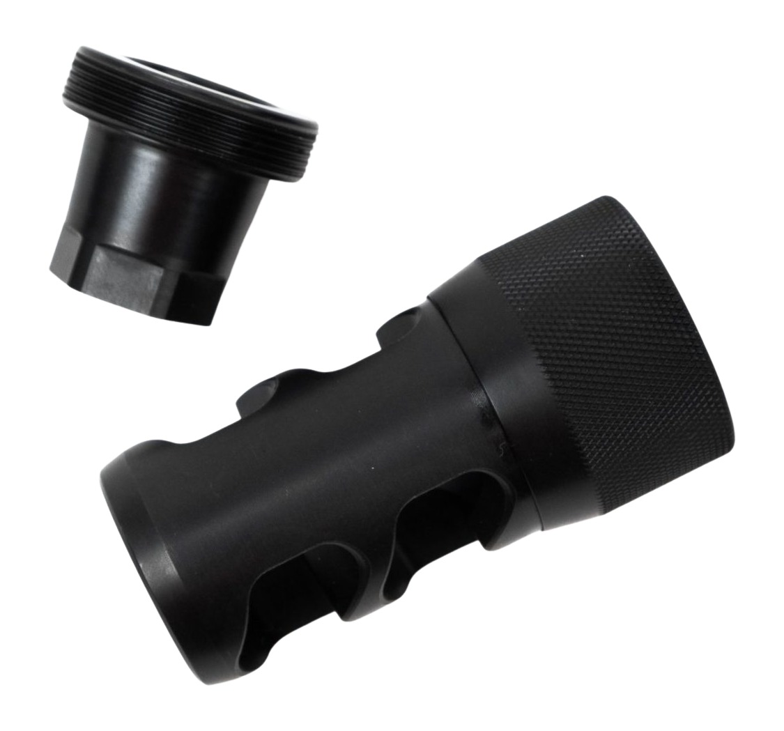 Area 419 Hellfire 2P-Self Timing Muzzle Brake w/ Adapter 9mm 5/8-24