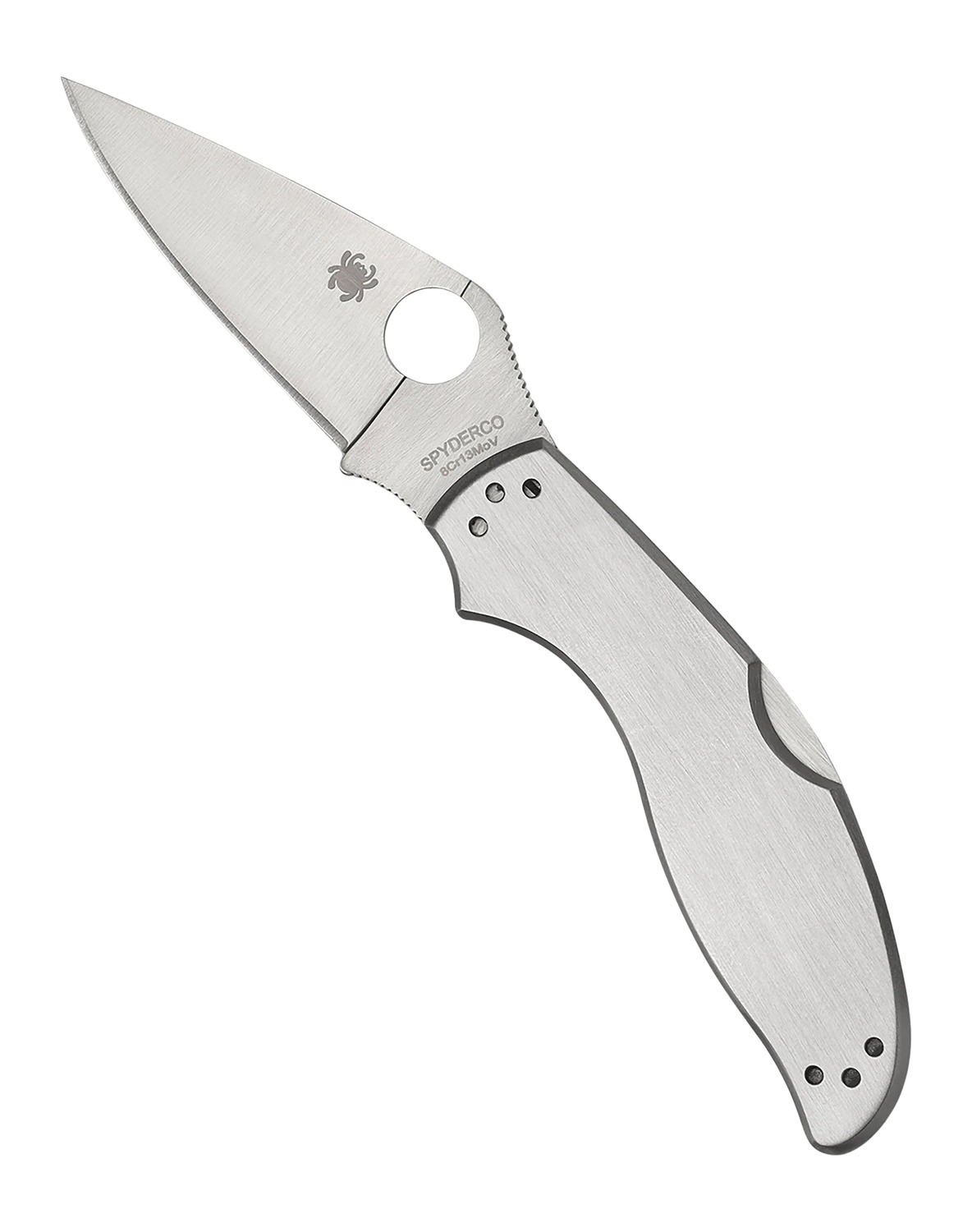 SPYDERCO UPTERN 2.82" SS SILVER