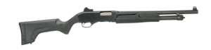 Stevens 19487 320 Security Full Size 12 Gauge Pump 3" 5+1 18.50" Matte Black Carbon Steel Barrel, Matte Black Aluminum Receiver, Fixed Matte Black Synthetic Stock, Ambidextrous