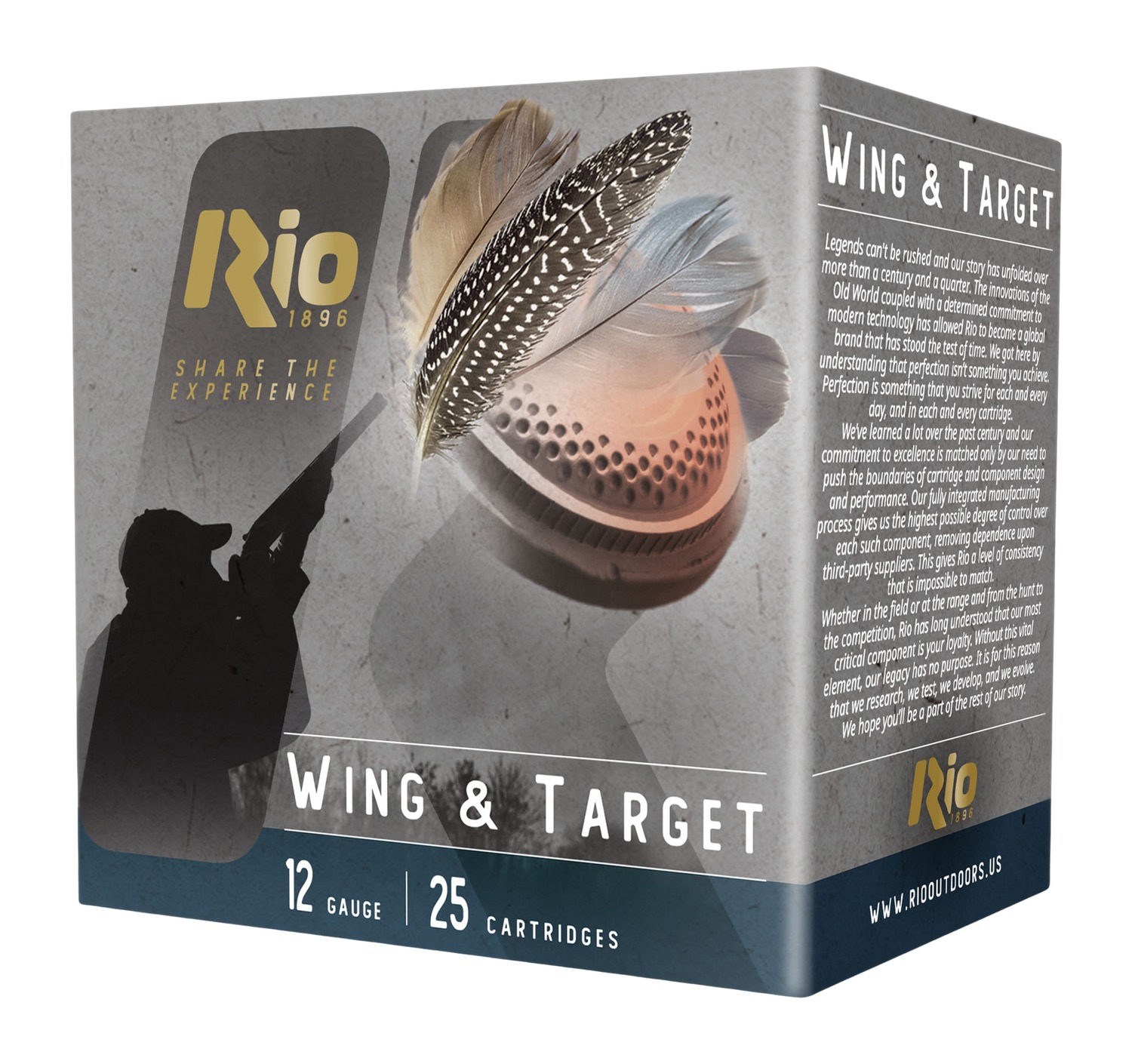 RIO WT3275 WING&TARGT 12G 2 3/1 1-1/8 7.5 25/10