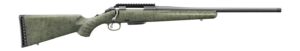 Glenfield 52008 Model A Full Size 223 Rem 5+1 20" Matte Black Threaded Barrel, Matte Black Alloy Steel Receiver w/Picatinny Rail, Moss Green Splatter Fixed Synthetic Stock, Right Hand