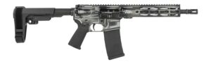 Shark Coast Tactical SCC07046ANBK-P Anime-15 Black 5.56 NATO 30+1 10.50" Black Nitride Threaded Barrel, Aluminum Receiver w/Picatinny Rail, M-LOK Handguard, Polymer SB Tactical SBA3 Brace, Polymer Gri