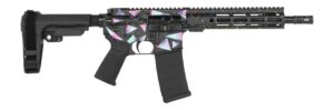 Shark Coast Tactical SCC07237MIA-P Miami 5.56 NATO 30+1 10.50" Black Nitride Threaded Barrel, Aluminum Receiver w/Picatinny Rail, M-LOK Handguard, Polymer SB Tactical SBA3 Brace, Polymer Grip