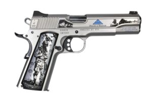Cnc Firearms CNCFOLDSHONOR Folds Of Honor Limited Edition 45 ACP 7+1 5" Match Grade Barrel, Engraved/Serrated Stainless Steel Slide, Stainless Steel Frame w/Beavertail, Scenic Aluminum Grip