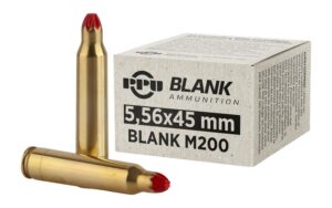 PPU Blank Rifle Ammunition  5.56 M200 Blanks 20/ct