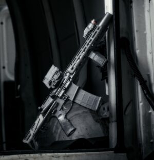 CNC Firearms CNCDDPDW300 Daniel Defense PPW Regulator 300 BO 30+1 7" Threaded Barrel, Black Aluminum Receiver w/Picatinny Rail, M-LOK Handguard, Maxim Defense CQB Gen 7 Black Polymer Buttstock, Black