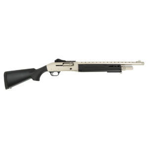 Tokarev USA 21000423 T300M A1 Kit 12 Gauge Semi-Auto 3" 5+1 18.50" Electroless Nickel Ventilated Heat Shield Barrel, Electroless Nickel Receiver w/Picatinny Rail, Fixed Black Polymer Stock