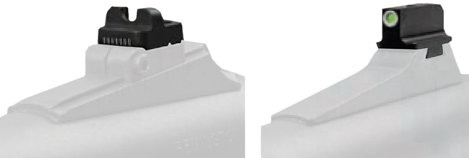 TruGlo TG231R3W Tritium Pro Black | Green Tritium White Outline Front Sight Green Tritium Rear Sight