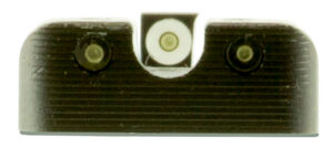 TruGlo TG231H1W Tritium Pro Black | Green Tritium White Outline Front Sight Green Tritium Rear Sight