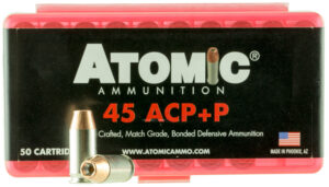 Atomic Ammunition 00412 Pistol Precision Craft .45 ACP +P 185gr Bonded Match Hollow Point 50 Per Box/10 Case