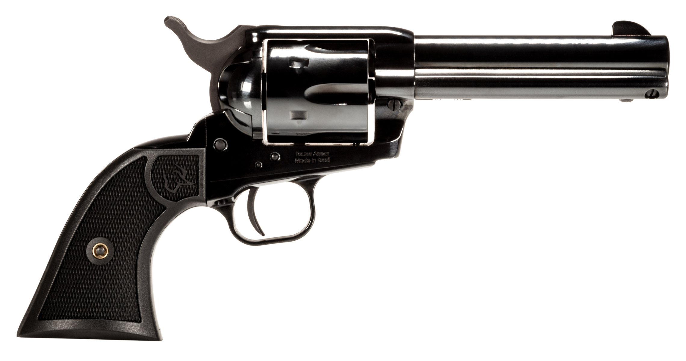Taurus 2-D35741 Deputy Small Frame 357 Mag 6-Round 4.75" Polished Black Steel Barrel, Cylinder & Steel Frame, Black Polymer Grip, Transfer Bar Safety