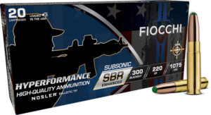 FIO 300BLK 220GR SBR BT 20-Round