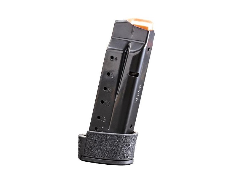 Smith & Wesson 3015890 M&P9 15-Round 9mmLuger Fits M&P Shield+/Equalizer Black