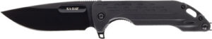 KA-BAR MARK 25 FOLDER 3.75" - Black LINER LOCK D2