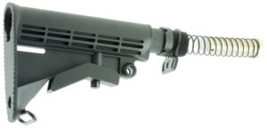 Aim Sports ARSTKCC Mil-Spec Black Synthetic 6 Position Collapsible M4 for AR-Platform