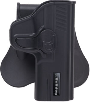 Bulldog Rapid Release Polymer Holster with Paddle Fits Glock 26 27 & 33 Gen 1 2 3 4 Black RH