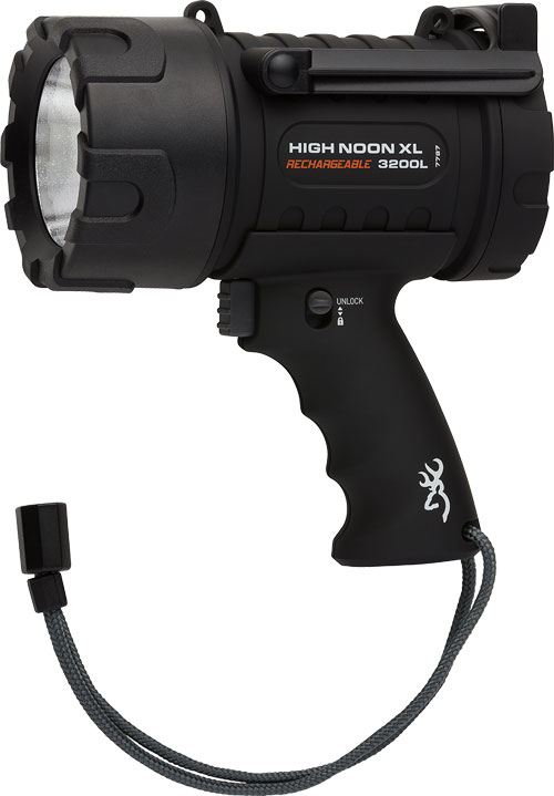 Browning 3717787 High Noon XL Black 100-3200 Lumens White LED Polymer