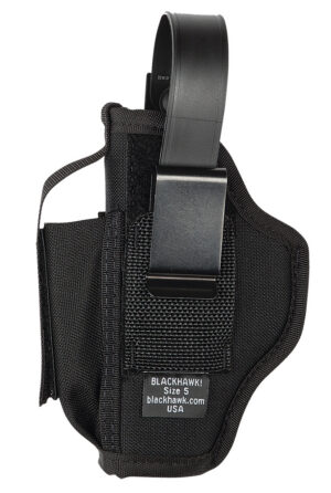 Blackhawk Nylon Multi Use Holster for 3.75-4.5" Barrel Large Autos Black Ambi