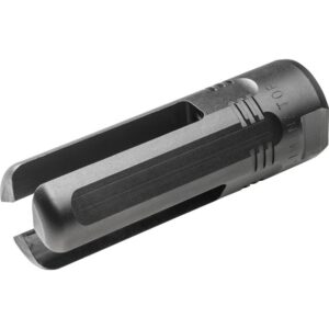 SureFire 3PELIMINATOR7625824 3P Eliminator Flash Hider Black Nitride Stainless Steel with 5/8"-24 tpi Threads & 2.80" OAL for 7.62x51mm NATO AR-10