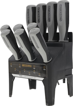 Wheeler 10 Piece Torx Benchtop Screwdriver Set