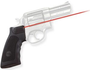 Crimson Trace 011790 Lasergrips Fits Ruger Alaskan/GP100/Super Redhawk, Red Laser 633nM Wavelength 5mW Output, Black Polymer
