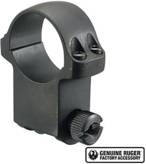 Ruger 90280 6BHM Scope Ring Matte Black 1" Extra High