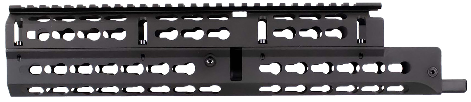Aim Sports MKAK04 Russian Handguard 13.40" Keymod Long Size Style Made of 6061-T6 Aluminum with Black Anodized Finish for AK-47