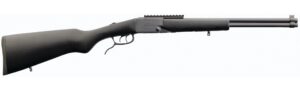 Chiappa Firearms 500260 Double Badger 22 LR 410 Gauge 1+1 19" Black Steel Barrel, Blued Picatinny Rail, Fixed Black Textured Synthetic Stock