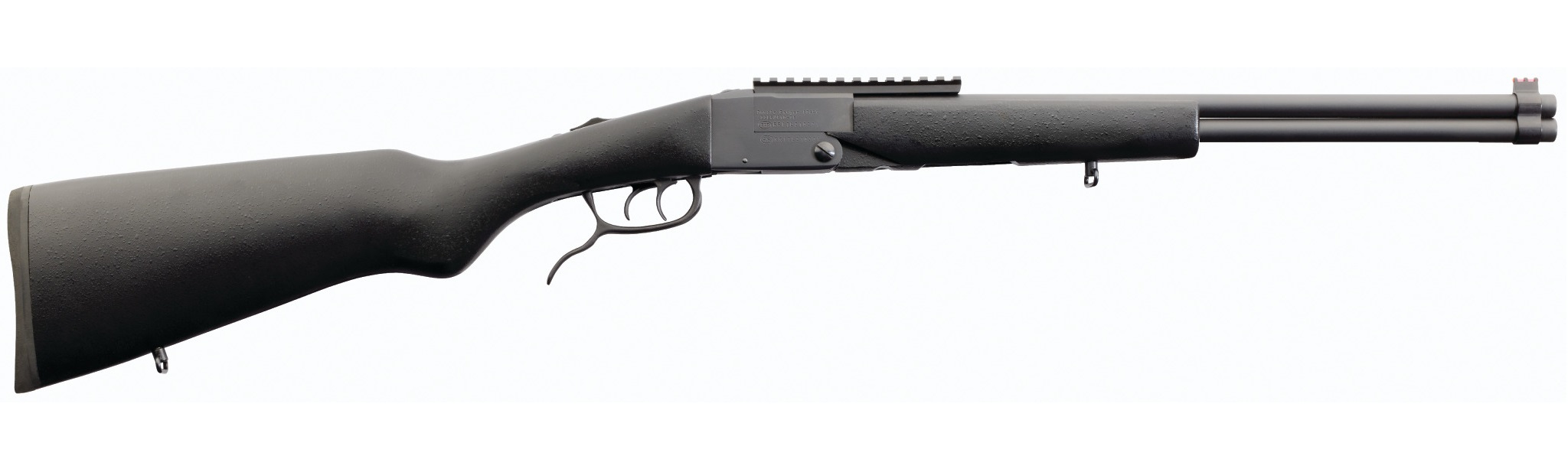 Chiappa Firearms 500260 Double Badger 22 LR 410 Gauge 1+1 19" Black Steel Barrel, Blued Picatinny Rail, Fixed Black Textured Synthetic Stock