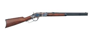 Taylors & Company 550172DE 1873 Taylor Tuned 45 Colt (LC) 10+1 20" Walnut Fixed Pistol Grip Stock Color Case Hardened Right Hand