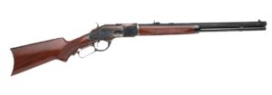 Taylors & Company 550175DE 1873 Taylor Tuned 357 Mag 10+1 20" Octaon Barrel Walnut Fixed Pistol Grip Stock Color Case Hardened Right Hand