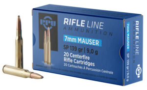 PPU PP7 Metric Rifle 7mmMauser 139gr Soft Point 20 Per Box/10 Case