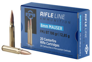 PPU 8MM MAUSER FMJ 198GR 20/200
