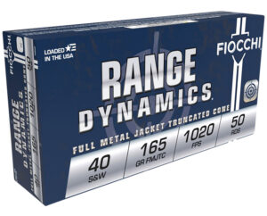 FIOCCHI .40 S&W 165GR FMJ 50/1000