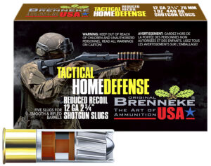 BRENNEKE USA REDUCED RECOIL - 12GA 2.75" 1OZ SLUG 5RD 50BX/C
