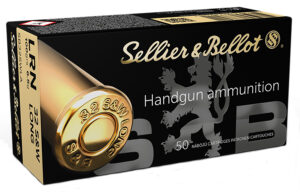 Sellier & Bellot Pistol & Revolver Ammo .32 S&W Long 100 gr LRN 50/Box