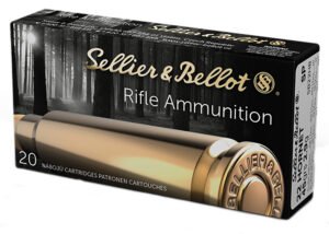 Sellier & Bellot SB22HB Rifle 22Hornet 45gr Soft Point 20 Per Box/90 Case