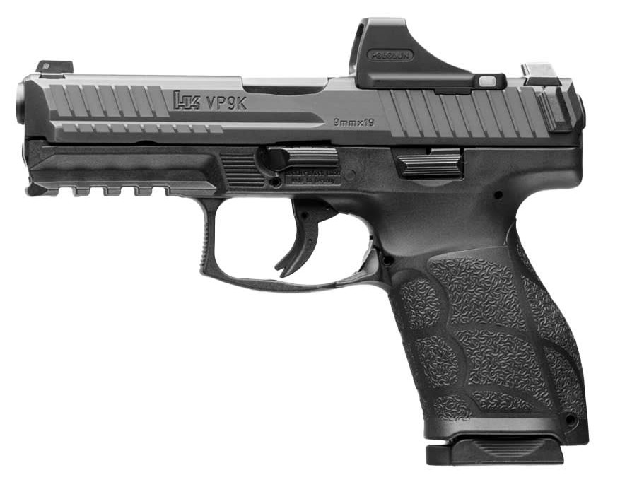 HECKLER AND KOCH (HK USA) VP9A1 K TAC 9mm BK 15+1 NS VTX