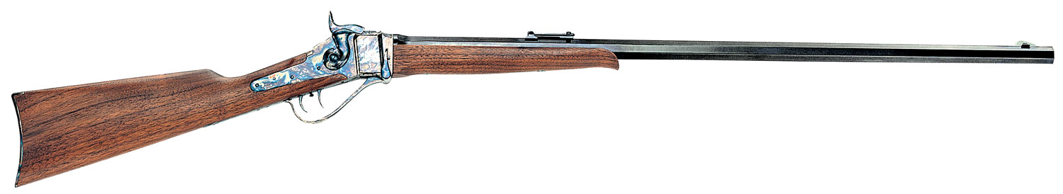 Taylors & Company 220008 1874 Sharps Sporting 45-70 Gov Caliber with 1-Round Capacity, 32" Blued Barrel, Color Case Hardened Metal Finish & Walnut Stock Right Hand (Full Size)