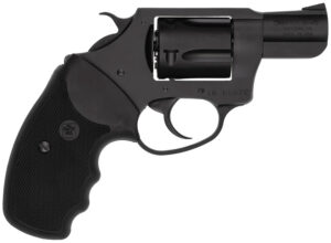 Charter Arms 13820 Undercover Lite Small 38 Special, 5 Shot 2" Black Stainless Steel Barrel & Cylinder, Black Passivate Aluminum Frame w/Black Finger Grooved Rubber Grip, Exposed Hammer