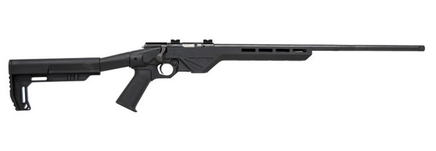Citadel CIT22WMBLT Trakr 22 WMR 5+1 21" Blued Steel Threaded Barrel & Receiver, Lightweight Black Synthetic Stock